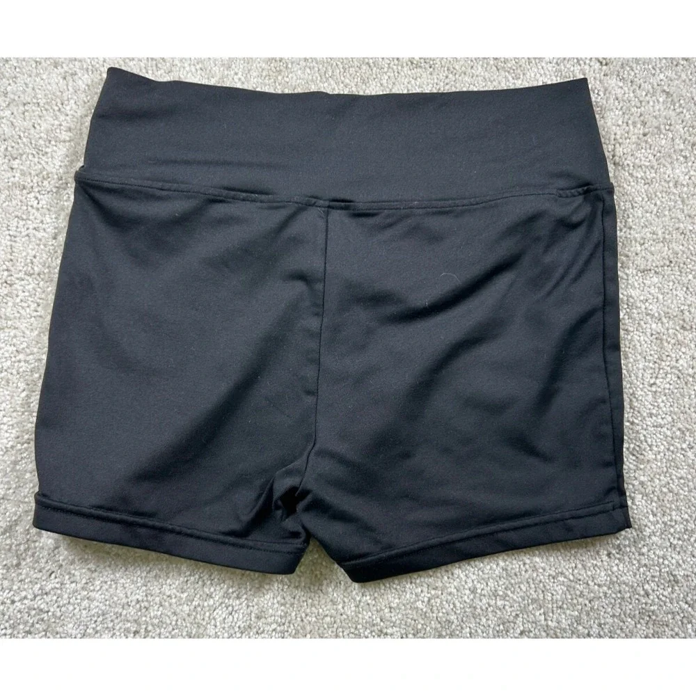 Justice Girls Size M (10) Black Pull-On‎ Shorts Yoga Athletic